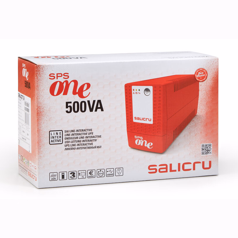 SALICRU SPS 500 ONE - Onduleur de 500 VA Line-interactive [662AF000001]